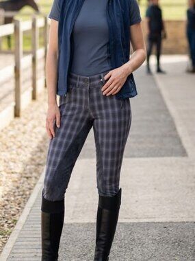 2013‎ Equestrian Plaid Riding Pants Size 30